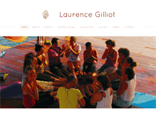 Tablet Screenshot of laurencegilliot.org
